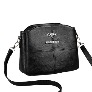 3 Layers Luxury Messenger Crossbody Bags black