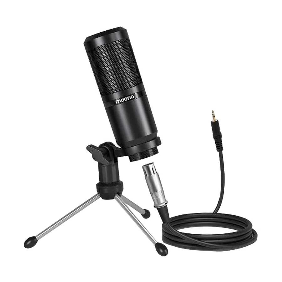 Maono AU-PM360TR Recording Microphone Kit with XLR to 3.5mm Cable