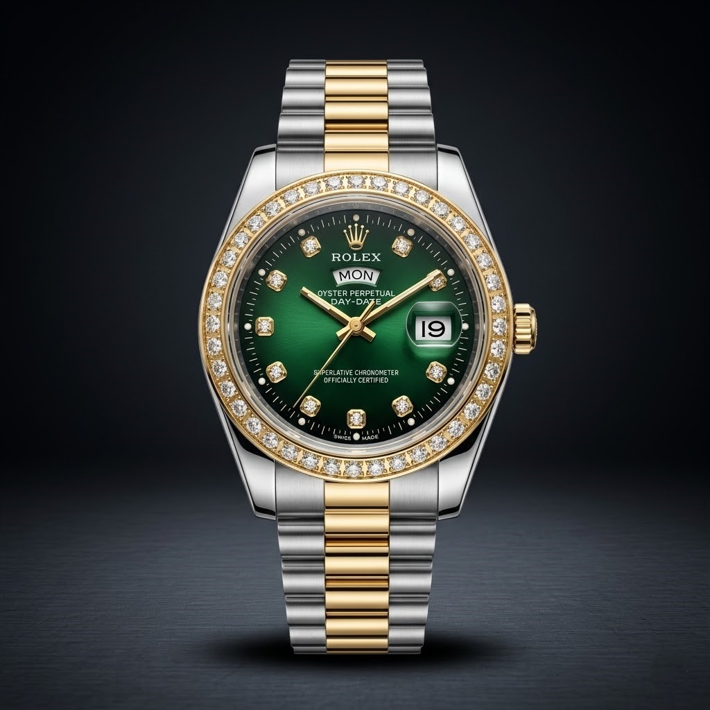 Silver Round Dial Quartz Watch - Stainless Steel