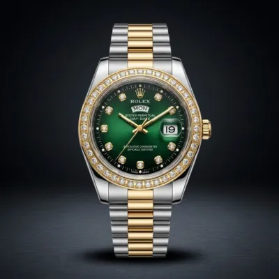 Silver Round Dial Quartz Watch - Stainless Steel
