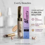 Everly Beauties Pure Matte Full Coverage Concealer & Corrector - Creamy Natural (China)