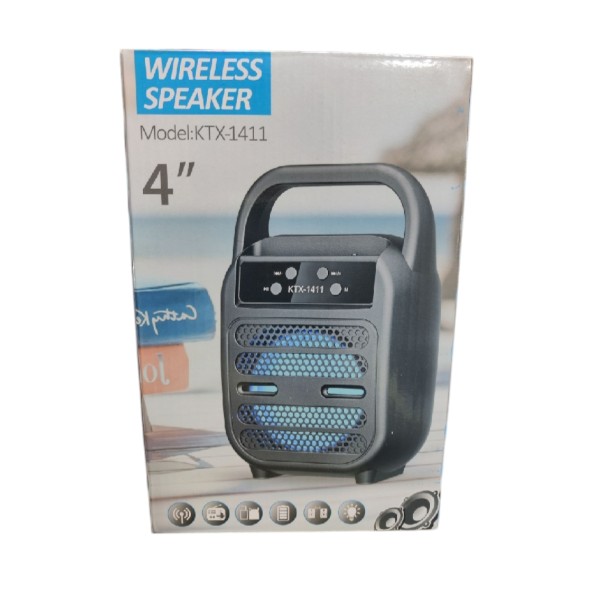 KTX-1411 Wireless Bluetooth Portable Speaker 4 inch