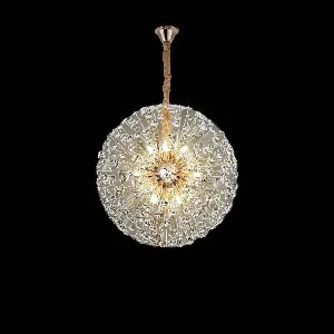 Qulik Modern Crystal Chandelier Crystal Hanging LED Ceiling Light (QL-5527-600)