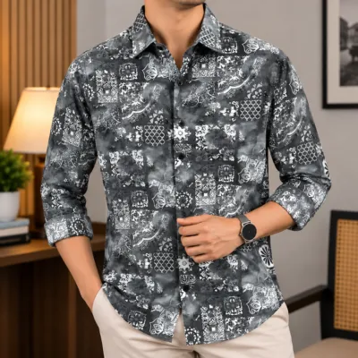 China Dubi Cotton Men's Shirt
