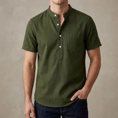 kaizar cotton  Half sleeves katua For Men's