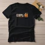 Men's Soft Cotton Print T-Shirt for Daily Wear, 160-180 GSM