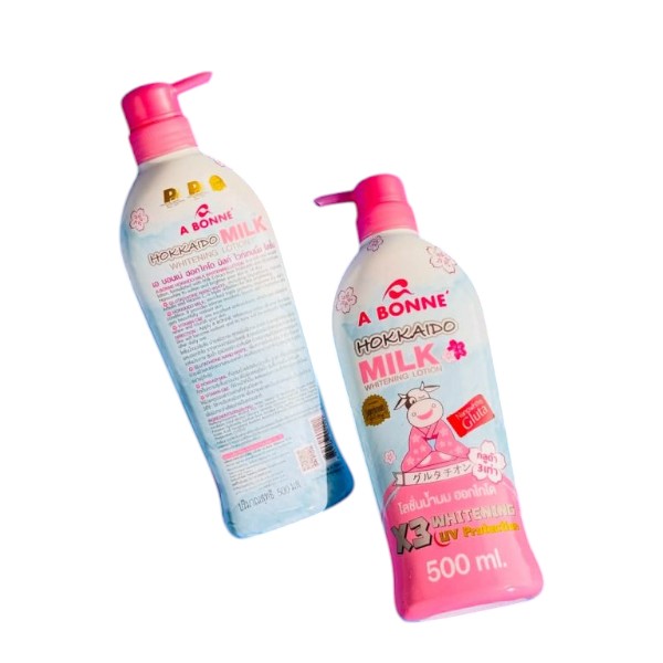 A BONNE HOKKAIDO MILK WHITENING LOTION (500ml) MADE IN THAILAND