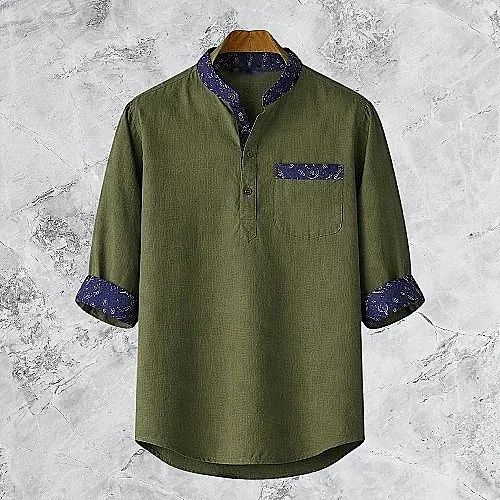 Men's Slim Fit Synthetic and Cotton Katua, 3 Colours