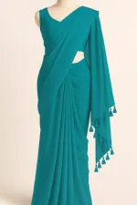 Weightless Georgette Saree with Matching Blouse Piece