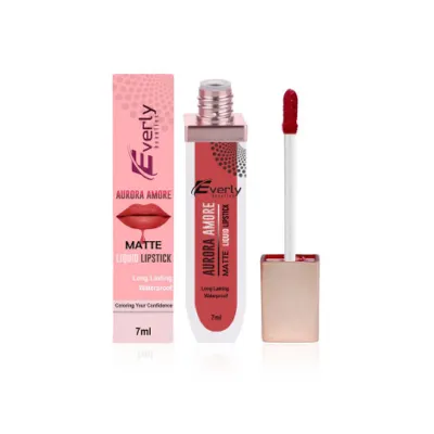 Everly Beauties Aurora Matte Liquid Lipstick - Dark Cherry (China)