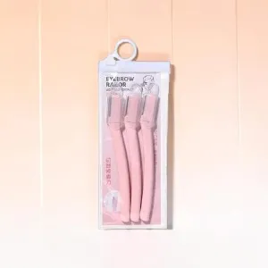Lmltop Light & Portable Eyebrow Razor 3-Piece Multicolor Set