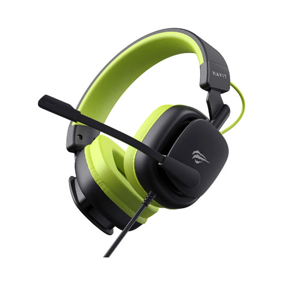 Havit Gamenote H2048U USB 7.1 Black & Green Gaming Headphone