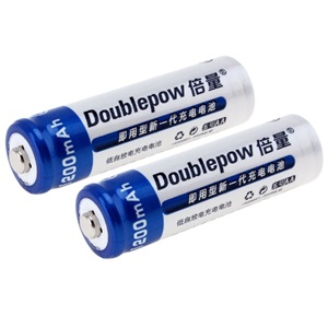 Doublepow AA 1200mAh NiMH Rechargeable Battery (2pcs)