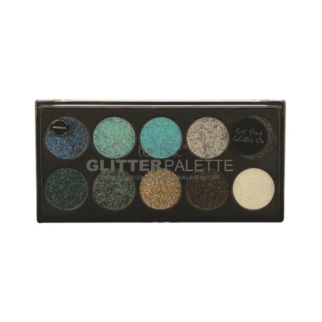 Technic Pressed Glitter Palette – Mermaid (China)
