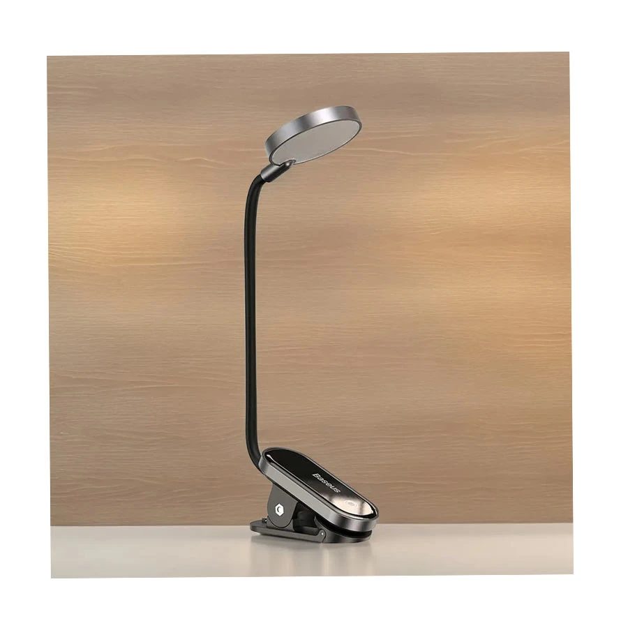 Baseus DGRAD-0G Dark Gray Comfort Reading Mini Clip Lamp