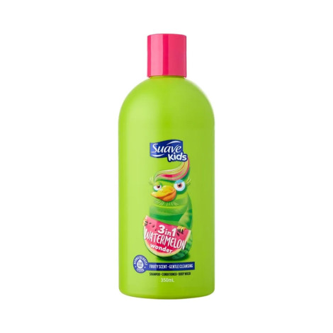 Suave Kids 3in1 Watermelon Wonder Shampoo Conditioner & Body Wash 350ml (Thailand)