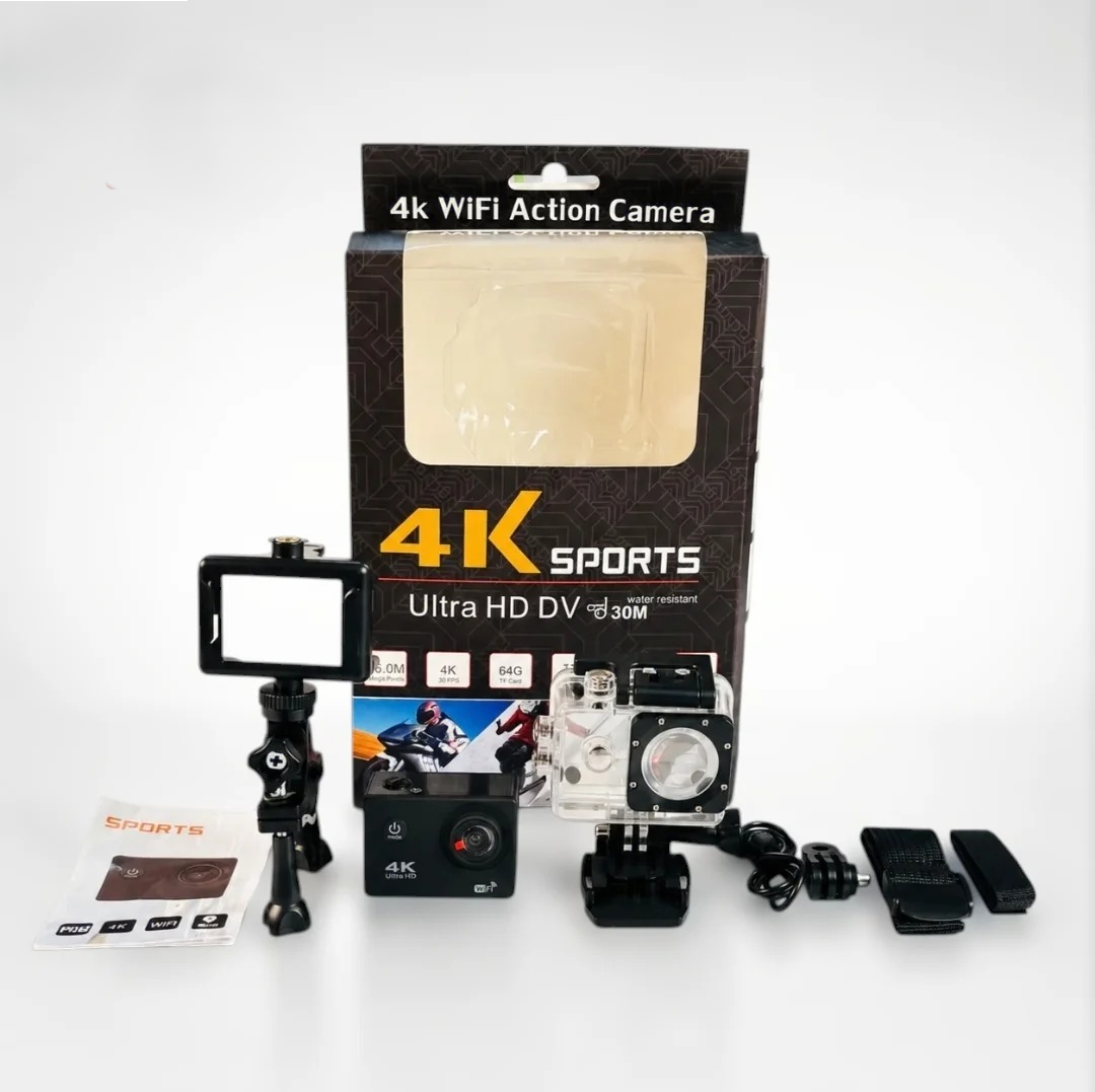 4K SPORTS ULTRA HD DV 30M Action Camera- Trendy Tech