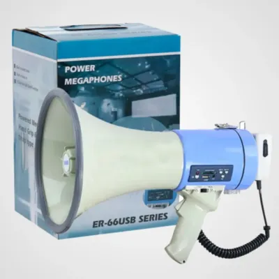 Show ER-66 USB Power Megaphone with Recording & Built-in Siren