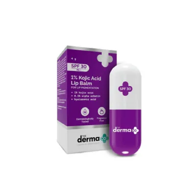 The Derma Co 1% Kojic Acid Lip Balm SPF 30 PA++ 4g (India)