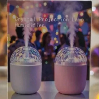 Crystal Projection Mini Lamp Humidifier
