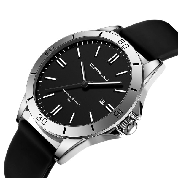 Crrju New 5025 Men's & Ladies' Waterproof Watch