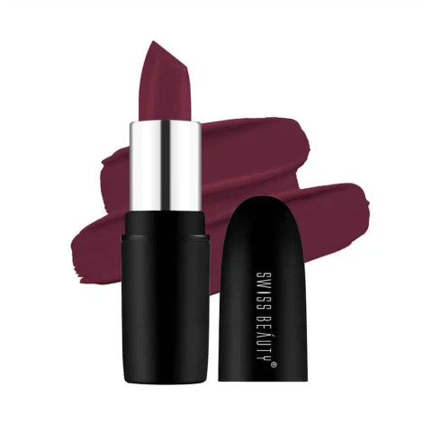 Swiss Beauty Pure Matte Lipstick - 230 Brandy Harrington (China)