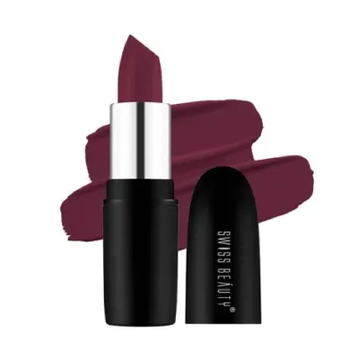 Swiss Beauty Pure Matte Lipstick - 230 Brandy Harrington (China)