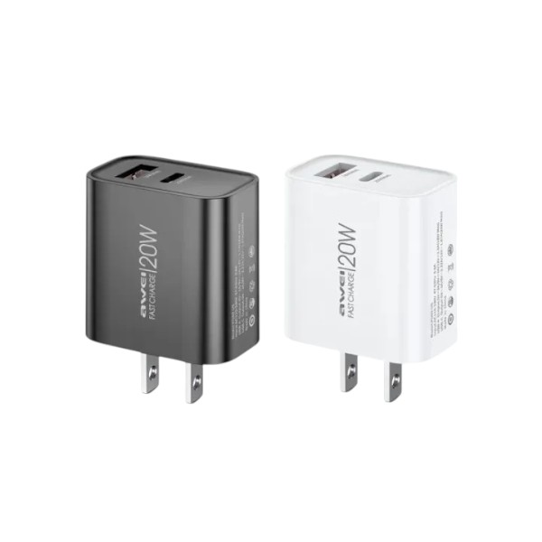 Awei PD60 20W Fast Charging PD Power Adapter