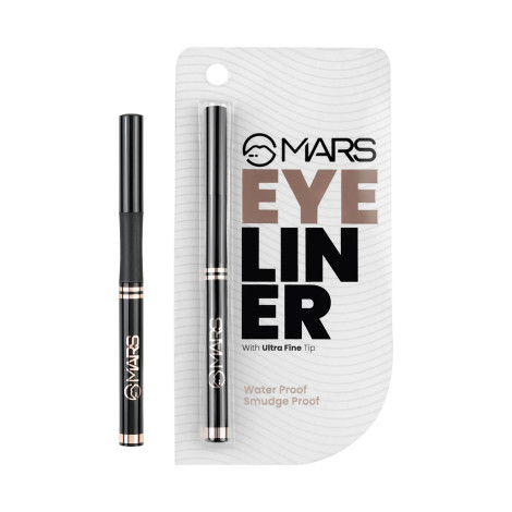 Mars Water Proof Smudge Proof With Ulta Fine Tip Eyeliner 1.5g (China)