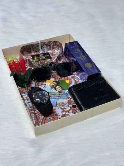 Men's Digital Print Mixed Cotton Shirt Combo Box, Sizes M to XL