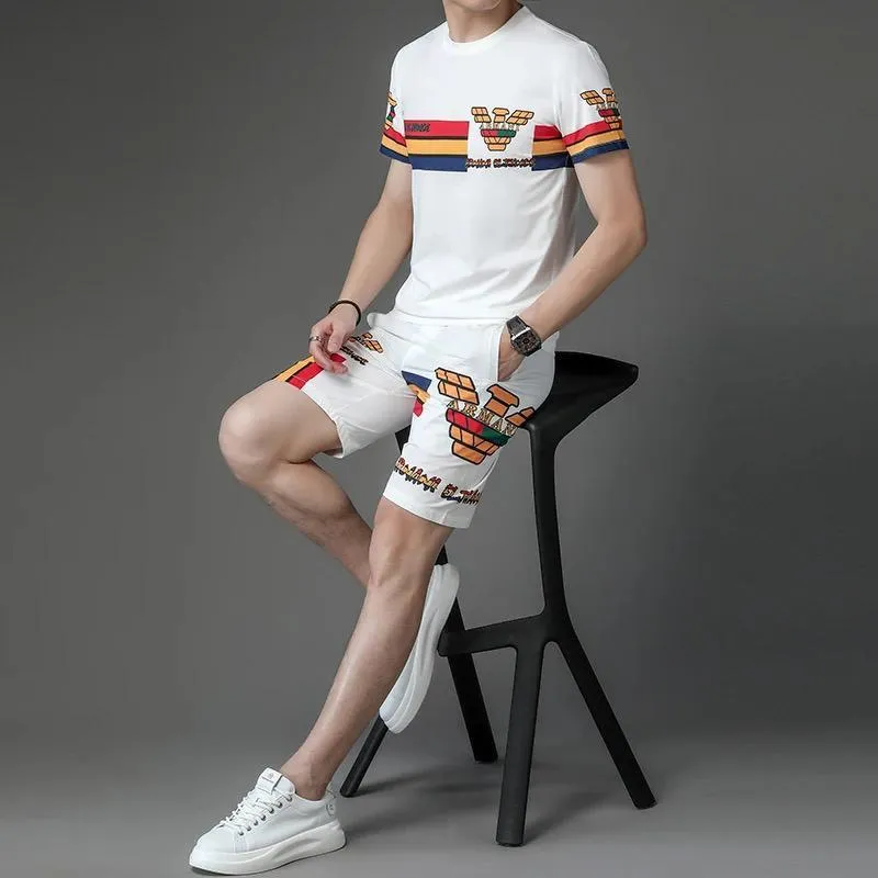 Men's Jersey T-Shirt and Half Pants Combo, 160 GSM, 3 Colours