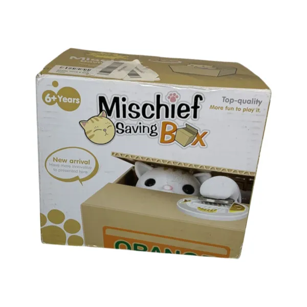 Mischief Saving Box/Cat Stealing Money Piggy Bank