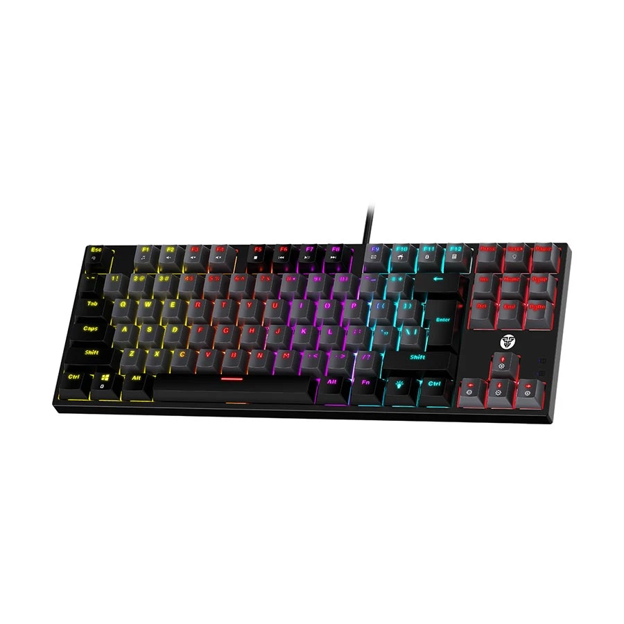 Fantech Atom87 MK876v2 Wired Red Switch Mechanical Keyboard Grey Sumi