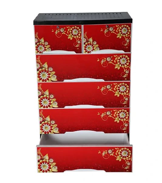 Wardrobe HD Print 5D WD -Red Flower-TEL