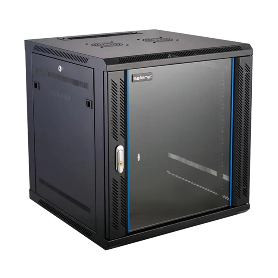 Safenet SNW6609 9U 600mm Depth Wall Mounted Server Cabinet With PDU
