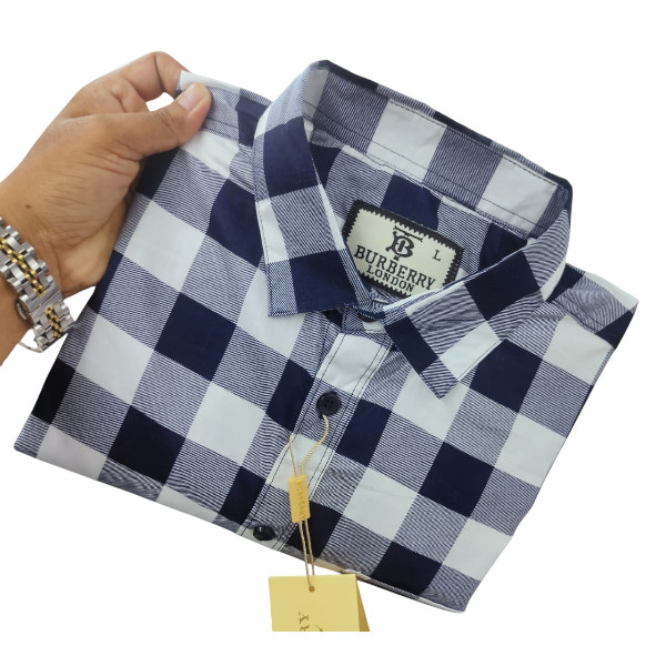 Premium Cotton Long Sleeve Check Shirt