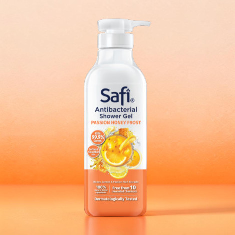 Safi Passion Honey Frost Antibacterial Shower Gel 950g (Malaysia)