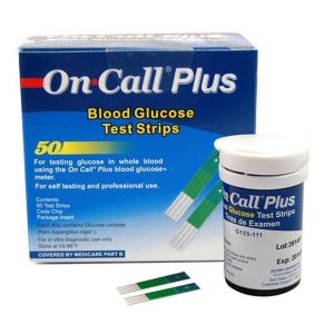 On Call Plus Blood Glucose Meter Test Strip 50pcs