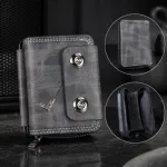 Multi-Compartment Zipper Wallet for Men