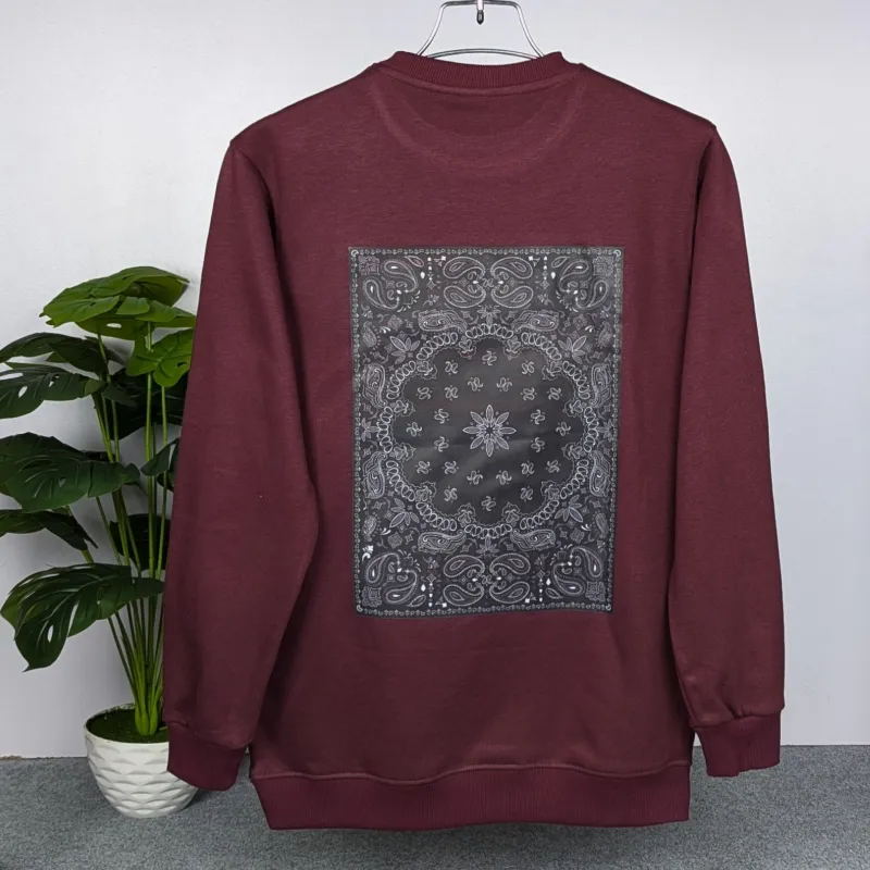 Full Sleeve Sweat Shirt  on both sides Printed