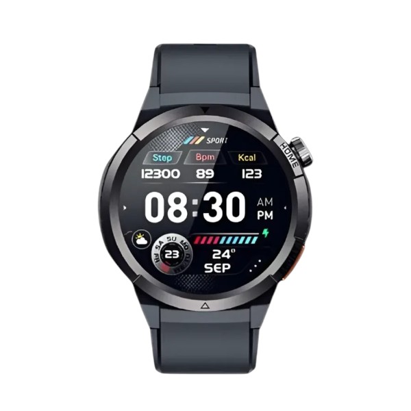 Qcy Active GX Amoled Display Bluetooth Calling Smartwatch – Black