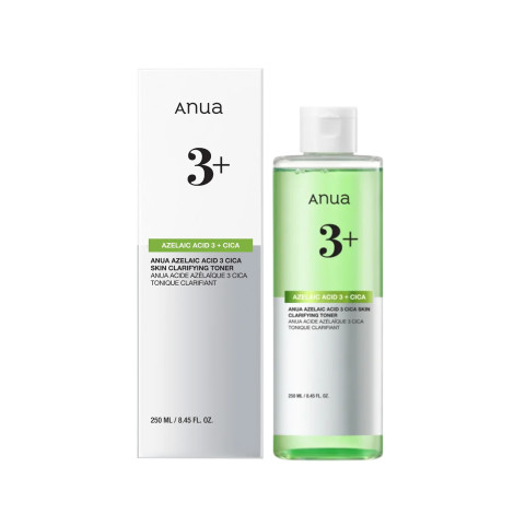 Anua Azelaic Acid 3 Cica Skin Clarifying Toner 250ml (Korea)