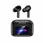 Awei TP29ANC AI Translation & ANC Wireless Earbuds – Bluetooth 6.0 Real-Time Translator Earphones with 147 Languages, 10mm Driver & LCD Touch Screen