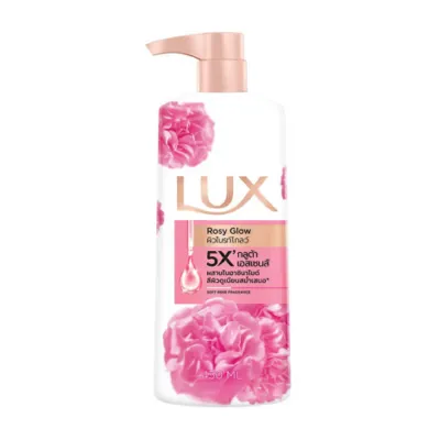 Lux Rosy Glow Body Wash 450ml (Thailand)