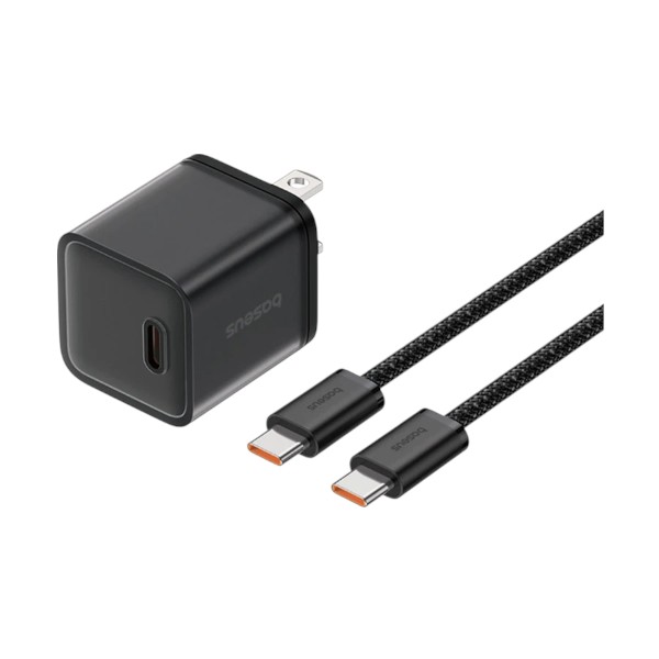 Baseus P10162505113-01 USB-C 30W GaN Black Charger
