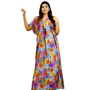 China Linen Kaftan Maxi