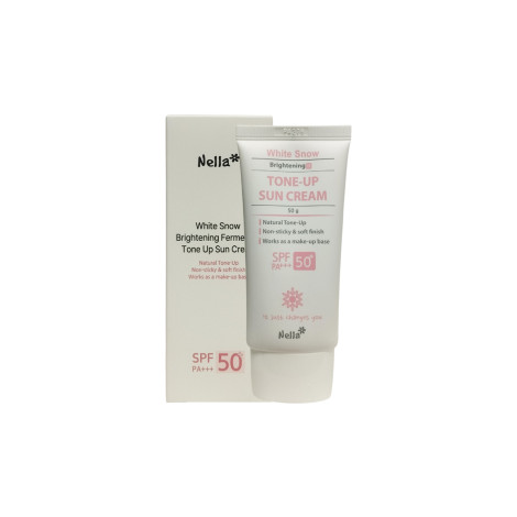 Nella White Snow Brightening Fermented Tone UP Sun Cream SPF50+ PA+++ 50g (Korea)