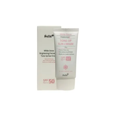 Nella White Snow Brightening Fermented Tone UP Sun Cream SPF50+ PA+++ 50g (Korea)