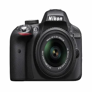 Nikon D3300 24.2 MP CMOS Digital SLR with Auto Focus-S DX NIKKOR 18-55mm f/3.5-5.6G VR II Zoom Lens