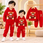 Kids' Brushed Cotton Hoodie and Pant Set, 3 Months to 8 Years